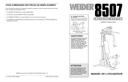 Weider WESY8708 8507 SYSTEM Manuel utilisateur