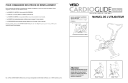 Weslo WLCR9605 CARDIOGLIDE PLUS ABTRAINER Manuel utilisateur