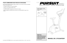 Weslo WLEX6987 895I BIKE Manuel utilisateur