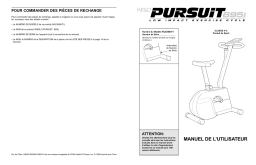 Weslo WLEX6907 695I BIKE Manuel utilisateur