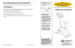 Weslo WLEVEX1450 690S BIKE Manuel utilisateur