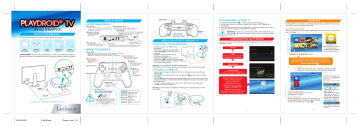 Lexibook LBOX500FR Console Playdroid TV Manuel utilisateur | Fixfr
