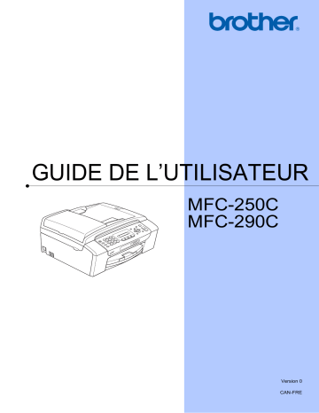 MFC-290C | Brother MFC-250C Inkjet Printer Manuel utilisateur | Fixfr