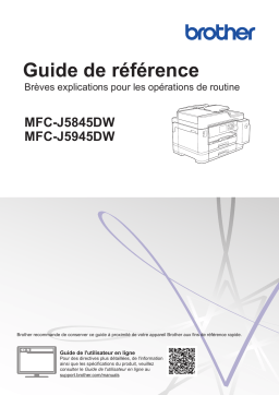Brother MFC-J5845DW(XL) Inkjet Printer Guide de référence