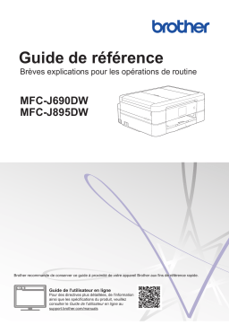 Brother MFC-J690DW Inkjet Printer Guide de référence