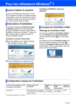 Brother HL-5340D Monochrome Laser Printer Guide d'installation