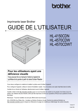 Brother HL-4570CDW Color Printer Manuel utilisateur