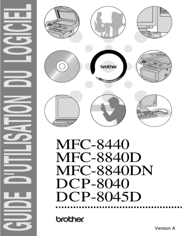 MFC-8440 | MFC-8840D | DCP-8045D | Brother DCP-8040 Monochrome Laser Fax Manuel utilisateur | Fixfr