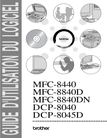 Brother MFC-8840DN Monochrome Laser Fax Manuel utilisateur | Fixfr