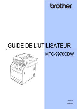 Brother MFC-9970CDW Color Fax Manuel utilisateur