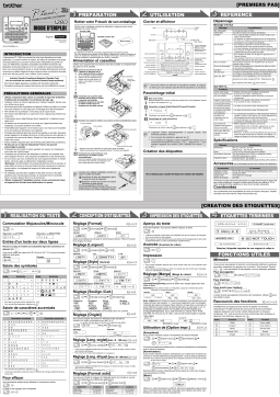 Brother PT-1280 P-touch Manuel utilisateur