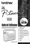 Brother P-touch PT-18R Guide d'utilisation | AI Chat PDF