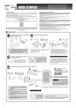Brother PT-2430PC P-touch Manuel utilisateur
