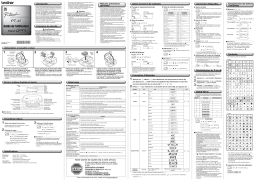 Brother PT-45M P-touch Manuel utilisateur