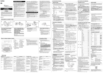 Brother PT-D200 P-touch Manuel utilisateur | Fixfr