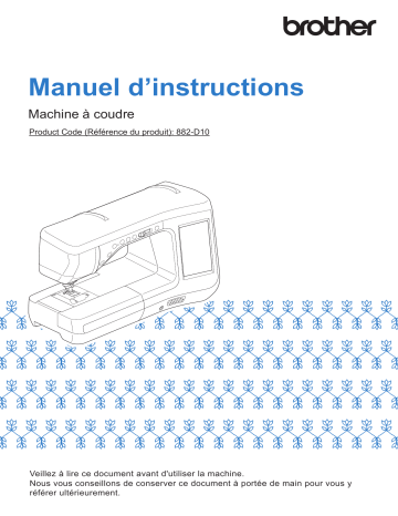 Innov-is VQ2400 | Brother Innov-is BQ2450 Home Sewing Machine Manuel utilisateur | Fixfr