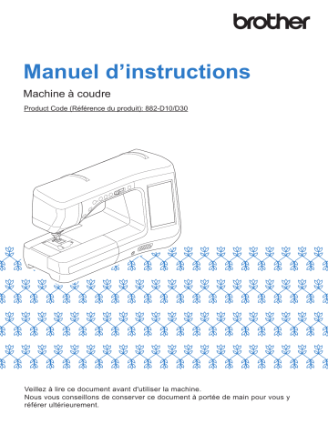 Brother Innov-is BQ2500 Home Sewing Machine Manuel utilisateur | Fixfr