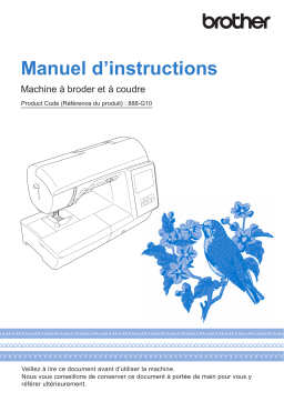 Brother Innov-is NQ3600D Home Sewing Machine Manuel utilisateur