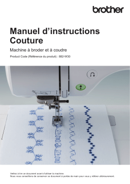 Brother Innov-is XP2 Home Sewing Machine Manuel utilisateur