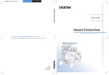 Brother PR1000e Home Sewing Machine Manuel utilisateur | Fixfr
