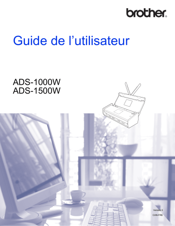 ADS-1000W | Brother ADS-1500W Document Scanner Manuel utilisateur | Fixfr