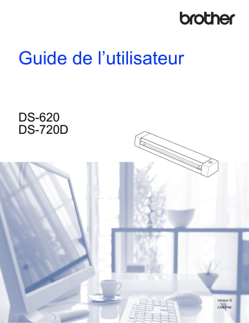 DS-720D | Brother DS-620 Document Scanner Manuel utilisateur | Fixfr