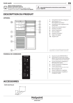 HOTPOINT/ARISTON HA70BE 73 XO3 Fridge/freezer combination Manuel utilisateur