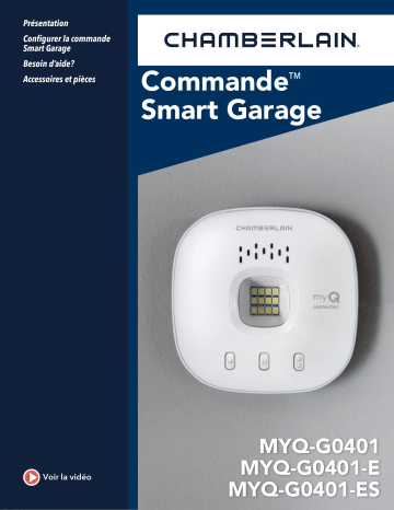 MYQ-G0401-ES | Chamberlain MYQ-G0402 Additional Door Sensor compatible Manuel du propriétaire | Fixfr