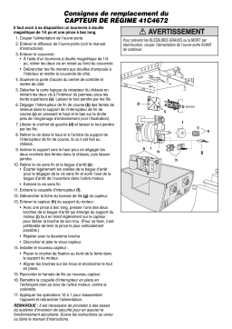 Chamberlain 041C4672 RPM Sensor Kit Mode d'emploi