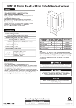 Locknetics MS Manuel utilisateur