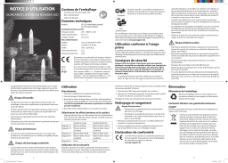 Globaltronics GT-CLC-03ww Candle Light Chain, 20 LED Manuel utilisateur