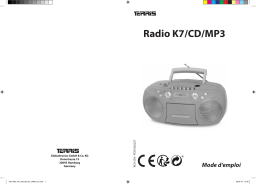 TERRIS RCA 593 CD-Radio Manuel utilisateur