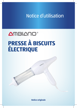 Ambiano GT-SF-CPR-01 Cookie Press Manuel utilisateur