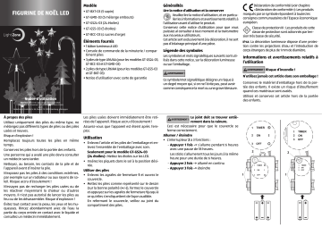 LightZone GT-GS24-03/S5-03/BXT-03/BCC-03/GMD-03 LED Gardenstick assortment Manuel utilisateur | Fixfr
