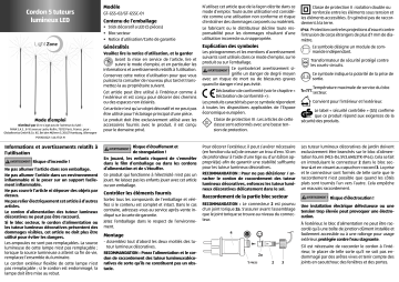 GT-GSS-02 | LightZone GT-GSSC-01 Gartenst�be LED Sommer Manuel utilisateur | Fixfr