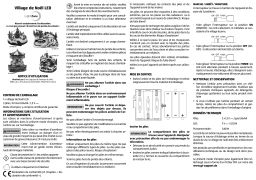 LightZone GT-WSH-01/GT-WSK-01/GT-WSS-01/GT-WSR-01/GT-WSL-01 Winter Village Manuel utilisateur