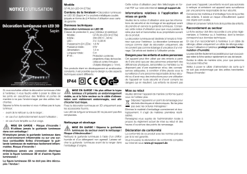 Globaltronics GT-RL3d-LED-04 3D LED Ropelight Figurines Manuel utilisateur | Fixfr