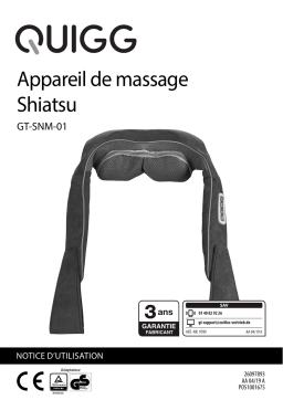 Quigg GT-SNM-01 Massager Manuel utilisateur