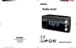 TERRIS RW 584 clock radio Manuel utilisateur