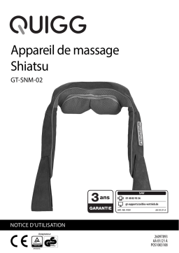 Quigg GT-SNM-02 Massager Manuel utilisateur