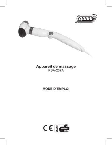 Quigg PSA-237A Massage Stick Manuel utilisateur | Fixfr