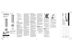 Quigg GT-SPM-08 Salt/Pepper Mill Manuel utilisateur
