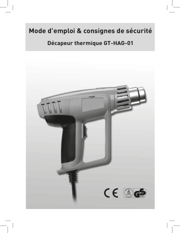 PANA GT-HAG-01 Hot Air Gun Manuel utilisateur | Fixfr