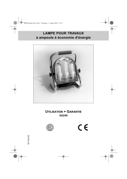 Globaltronics GT-AL3-02 Workshop Lamp Manuel utilisateur
