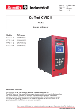 Desoutter CVICII-H4 (6159326790) Electric Assembly System Manuel utilisateur