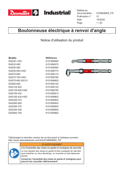 Desoutter Cable eFLEX (6159176310) Electric Assembly System Mode d'emploi