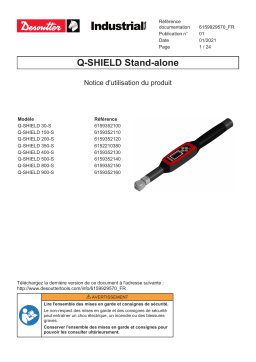 Desoutter Q-SHIELD 350-S (6152210380) Torque Measurement System Mode d'emploi