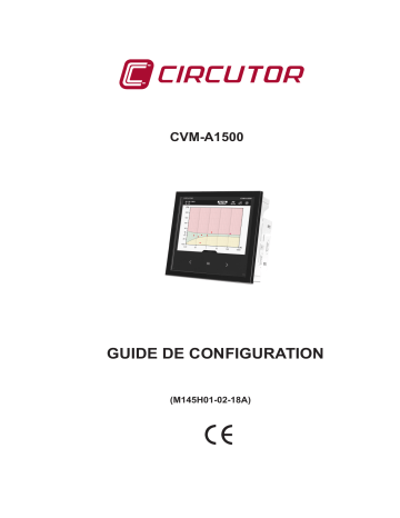 Circutor CVM-A Power analyzer Manuel utilisateur | Fixfr