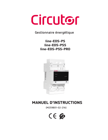 Circutor Line-EDS-PS Efficiency Data Server Manuel du propriétaire | Fixfr