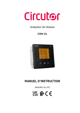 Circutor CVM-C4 Multi-function Manuel du propriétaire
